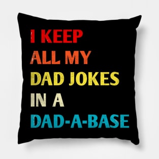 Dad jokes t-shirt Pillow