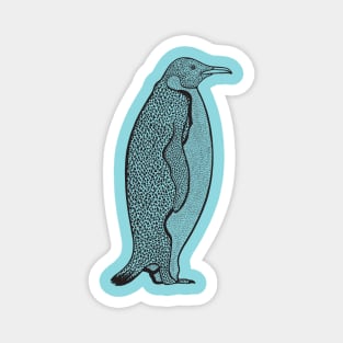 Emperor Penguin Drawing - cute animal design Magnet