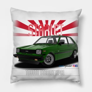 Toyota Starlet KP61 Green Pillow