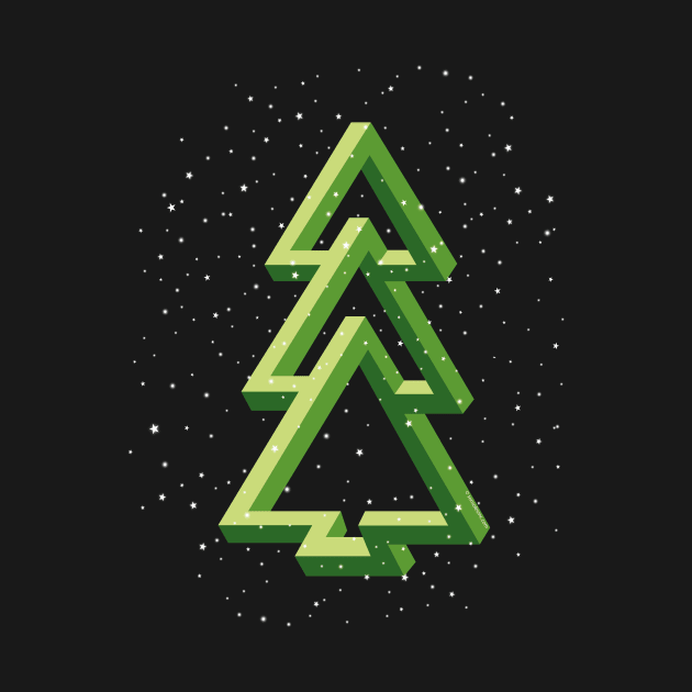 Christmas Tree - Optical Illusion by ImproveYourself