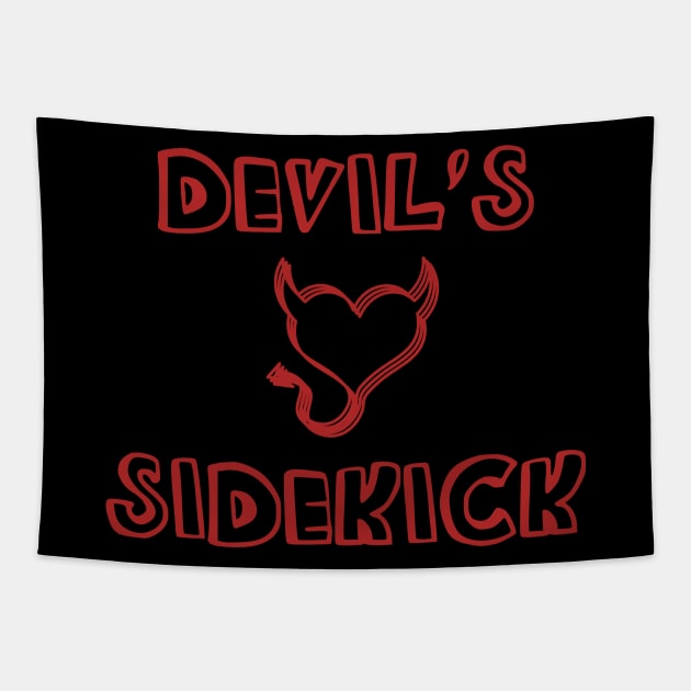 The Devil's Sidekick Tapestry by LegitHooligan