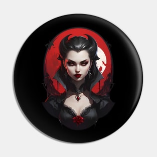 Vampire girl Pin