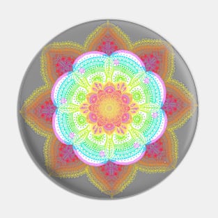 Mandala design Pin