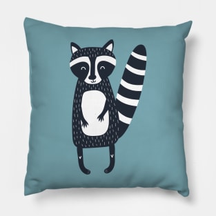 Funny Raccoon Pillow
