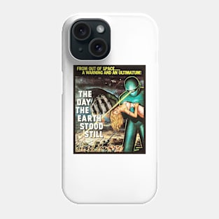 Vintage The Day The Earth Stood Still Poster (1951) Phone Case