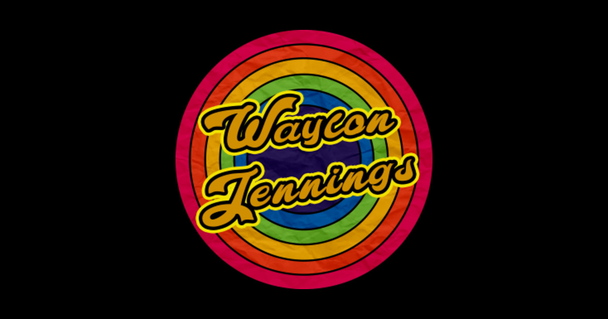 waylon jennings - Waylon Jennings - Sticker | TeePublic