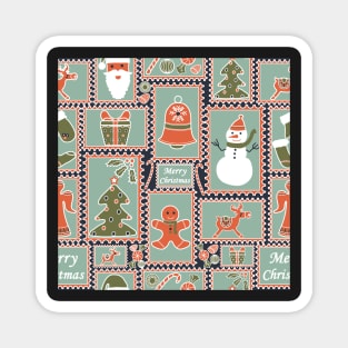 Christmas stamps 2022 Magnet