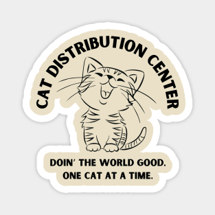 Cat Distribution Center Magnet