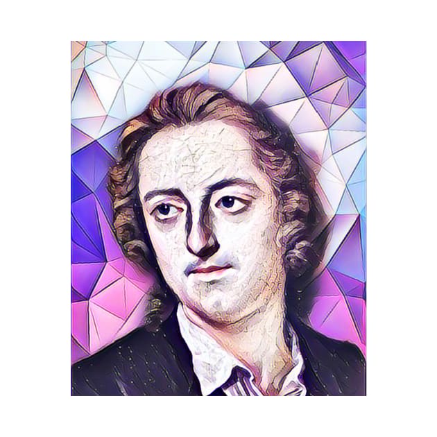 Thomas Gray Pink Portrait | Thomas Gray Artwork 8 by JustLit