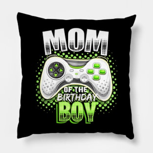 Mom of the Birthday Video Gamer Birthday Pillow