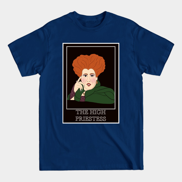 Disover Winnifred Sanderson - The High Priestess Tarot Card - Hocus Pocus Sanderson Sisters - T-Shirt