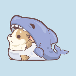 Shark Corgi T-Shirt