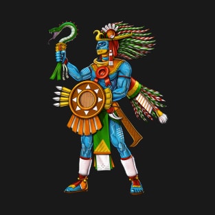 Aztec God Huitzilopochtli T-Shirt