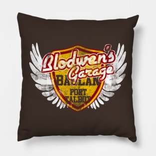 Blodwen's Garage - Custom Rides Pillow