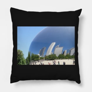 Cloud Gate Reflections Pillow