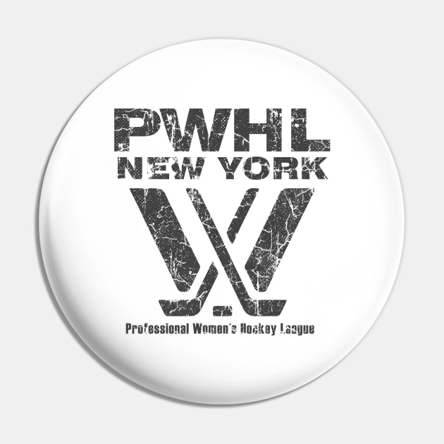 NEW YORK - PWHL RETRO Pin by katroxdesignshopart444