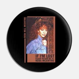 Reba Retro Pin