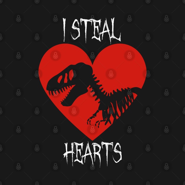 I steal Heart Funny Valentine's Day Quote gift by Thedesignstuduo