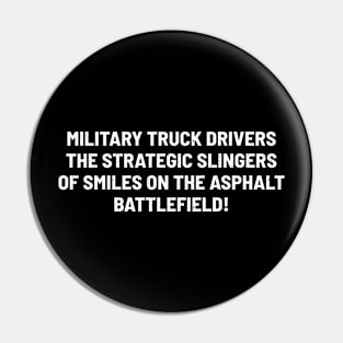 Military Truck Drivers Pin