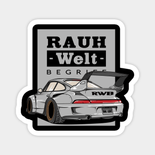 RWB-Grey one love Magnet