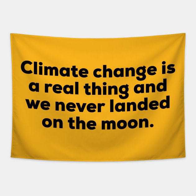Climate change denier Tapestry by AlternativeEye