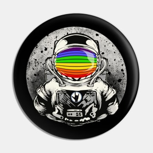 Rainbow Astronaut Pin