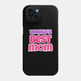 World's Best Mom Classic Tshirt Phone Case