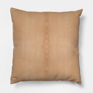 Light brown wood grain Pillow