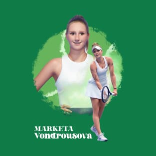 Marketa Vondrousova cartoon anime T-Shirt