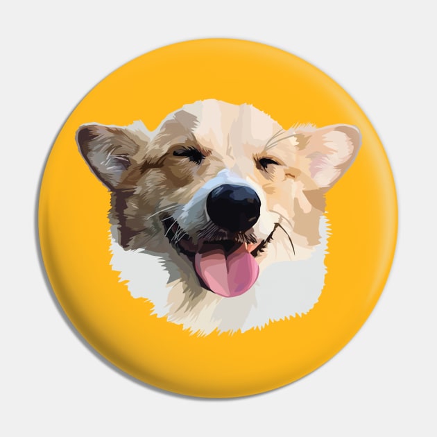 Corgi Dog Pin by thedailysoe