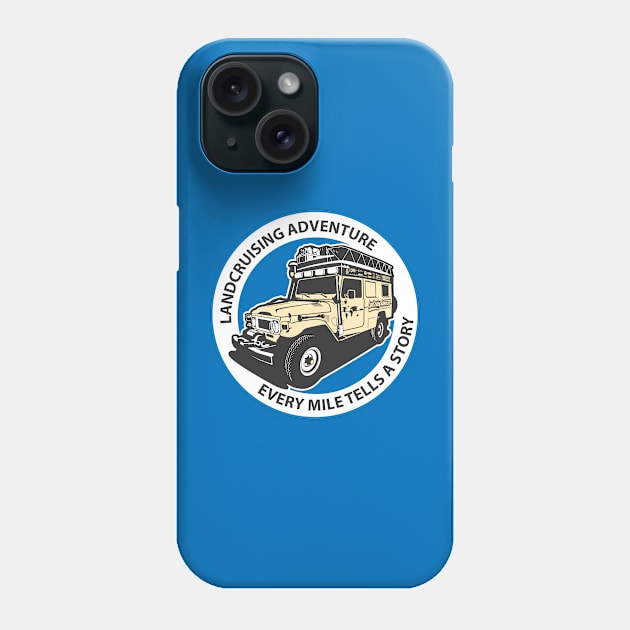 Blue Circle Phone Case by landcruising