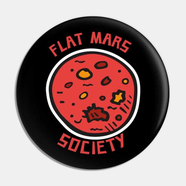 Flat mars society Pin by Nazar