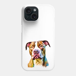 Soulful Impressionist Pitbull Terrier Phone Case