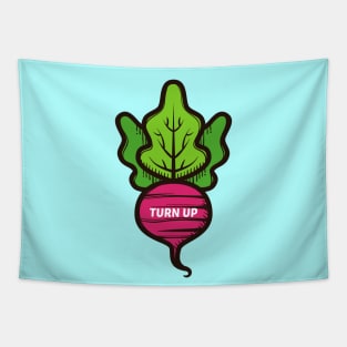 Turn Up - Turnip Pun Tapestry