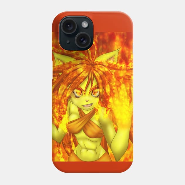 Pyromania Phone Case by BinkaKittyArtwork