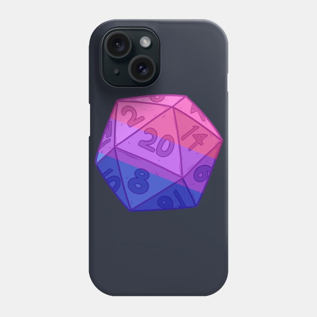 Pride Dice - Bisexual Phone Case by AstralArts