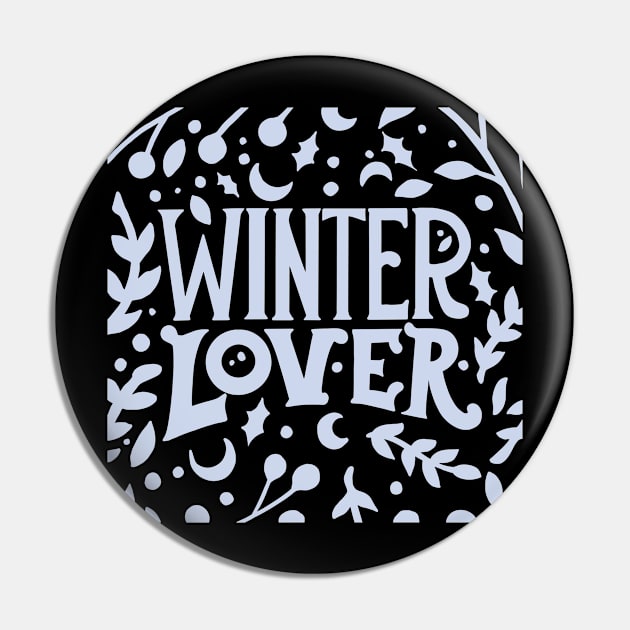 Winter Lover Pin by WMKDesign