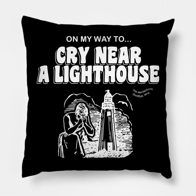 Lighthouse Pillow by Arcane Bullshit