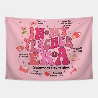 Teacher Valentines, Teaching Sweethearts, In My Teacher Era, Valentine XOXO Teacher, School Valentine Tapestry