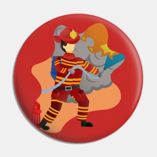 Fire Fighter Pin