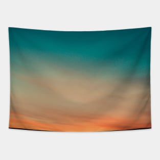 Dusk mountain sunset landscape Tapestry