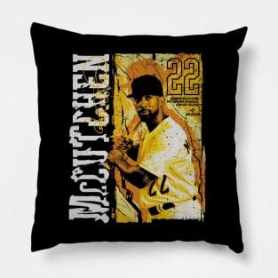 Andrew McCutchen Pittsburgh Grunge Pillow