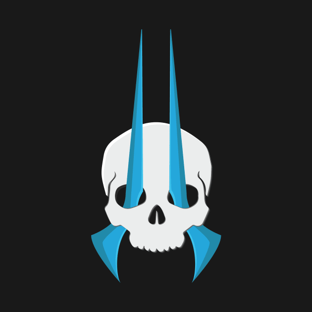 Skull With Halo Energy Sword by OreFather