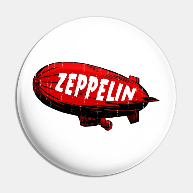 Zeppelin Vintage Pin by Saamdibilquraniart