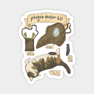 Plague doctor kit. history nerd Magnet