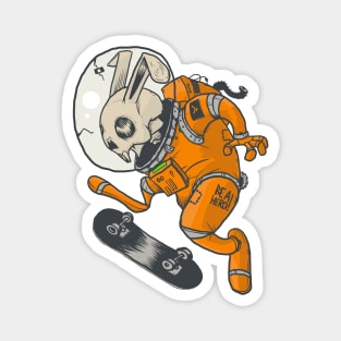 BE A HERO! Space rabbit edition Magnet