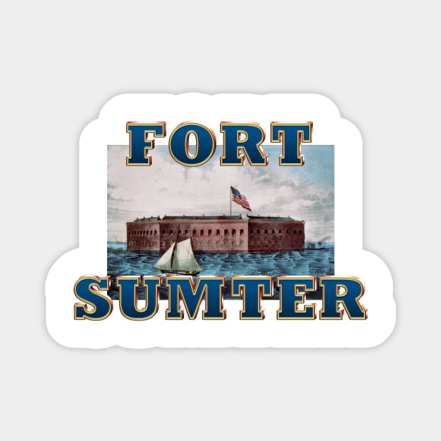 Fort Sumter Magnet by teepossible