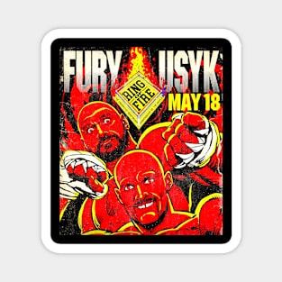 Fury V Usyk Magnet
