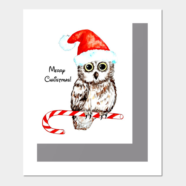 Owl Mery Christmas Watercolor Nursery Home Decor Baby Wall Art Greeting Card Owl Mery Christmas Watercolor Nurser Posters And Art Prints Teepublic,Breakfast Nook Seat Cushions