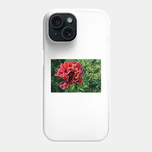 Exotic Oriental Poppy Phone Case